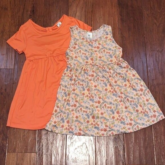 Girls Dress Bundle - Pink/Orange Size 5 - Picture 1 of 8